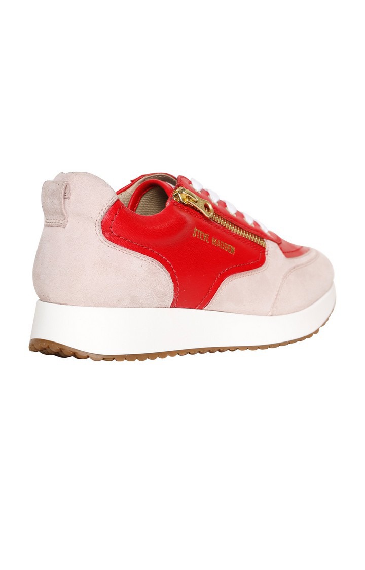 SM-1627 RED/PEACH WHIP SNEAKERS