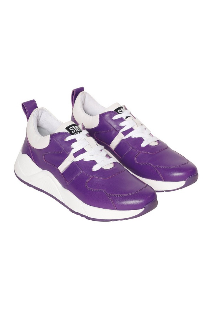 SM-1628 PLUM JAM/WHITE SNEAKERS