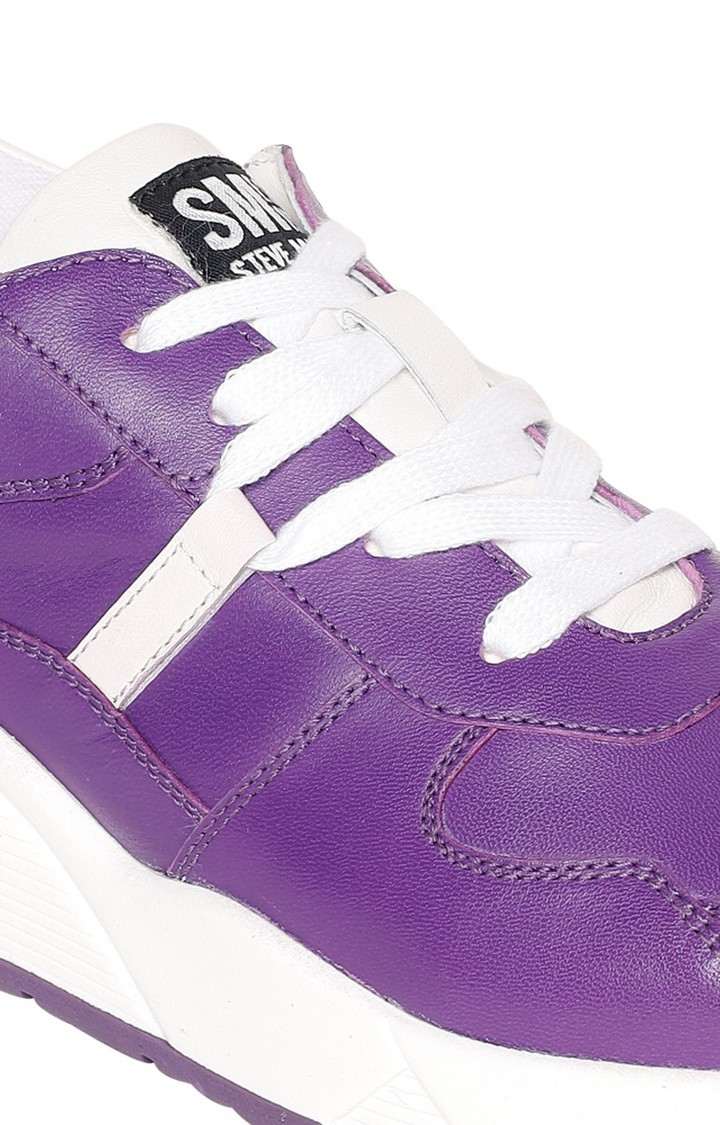 SM-1628 PLUM JAM/WHITE SNEAKERS