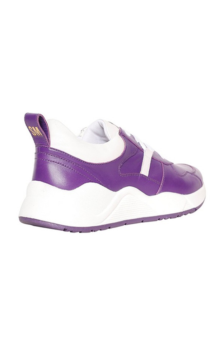 SM-1628 PLUM JAM/WHITE SNEAKERS