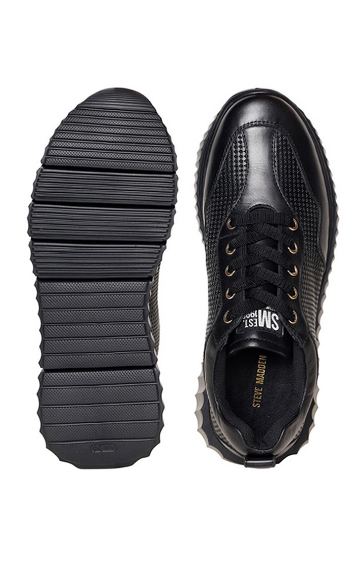 SM-1629 BLACK SNEAKERS