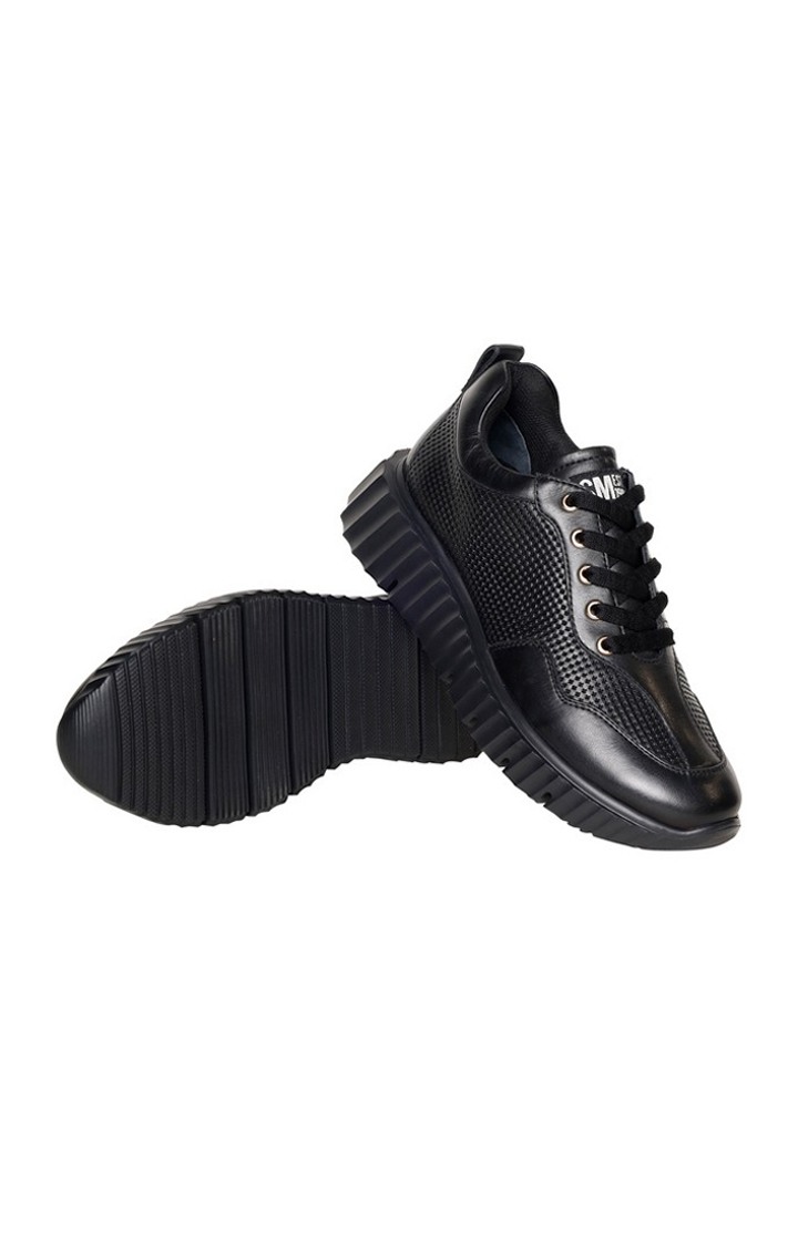 SM-1629 BLACK SNEAKERS