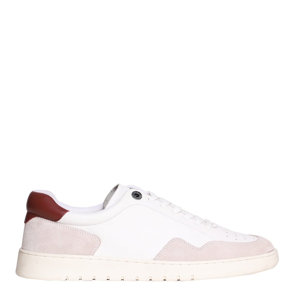 SM-1630 White/White/Bordo Sneakers