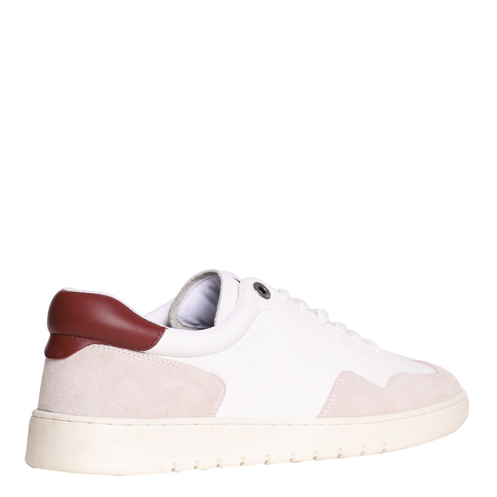 SM-1630 White/White/Bordo Sneakers
