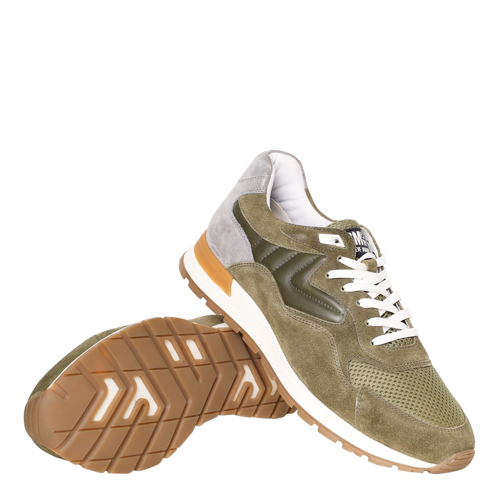 SM-1631 GREEN/GREY SNEAKER