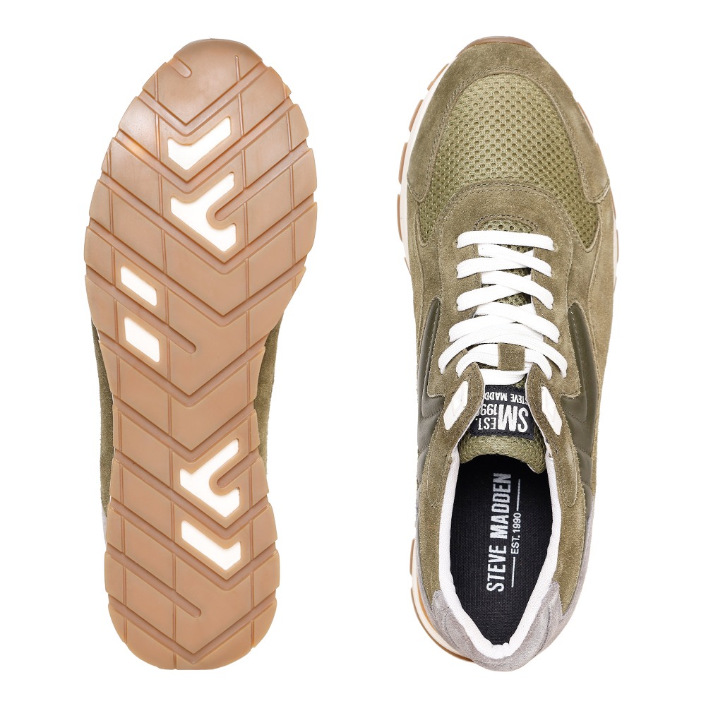SM-1631 GREEN/GREY SNEAKER