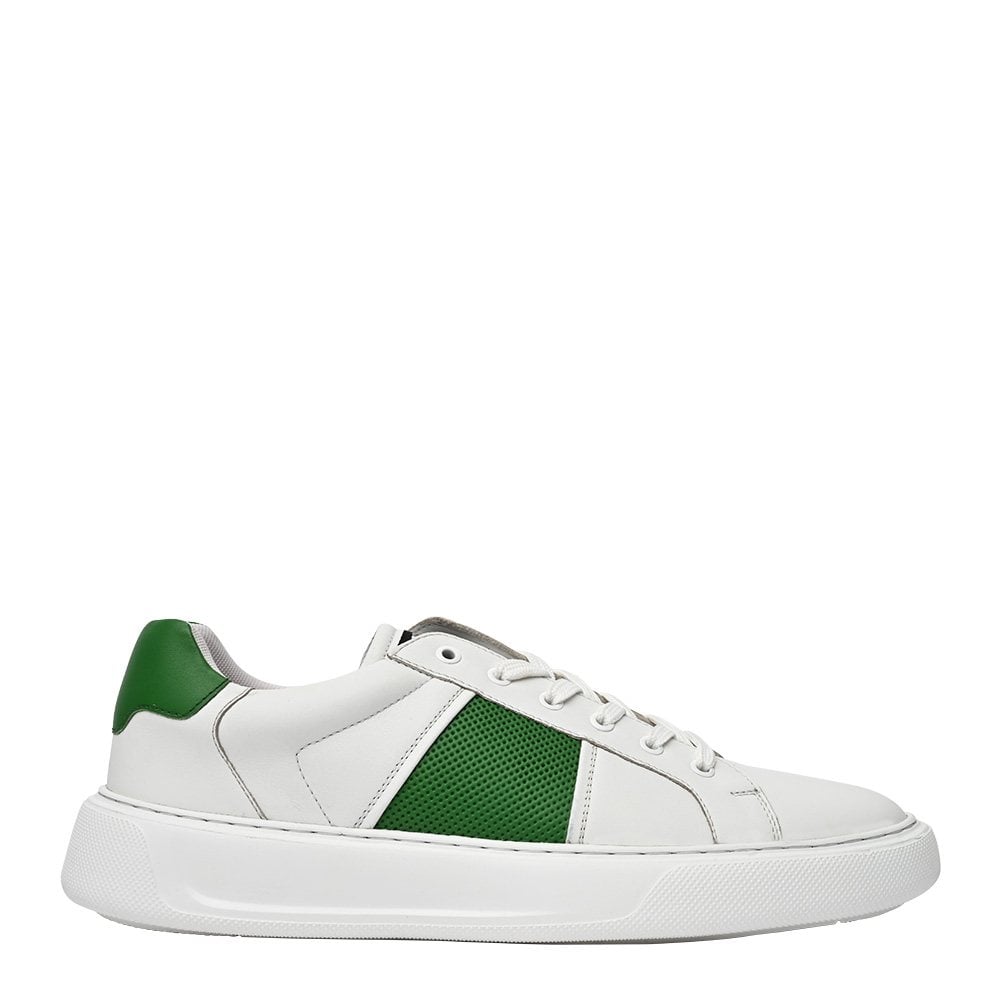 SM-1632 WHITE/GREEN SNEAKER