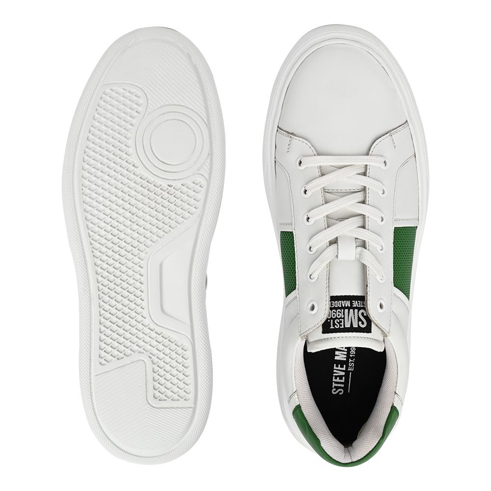SM-1632 WHITE/GREEN SNEAKER