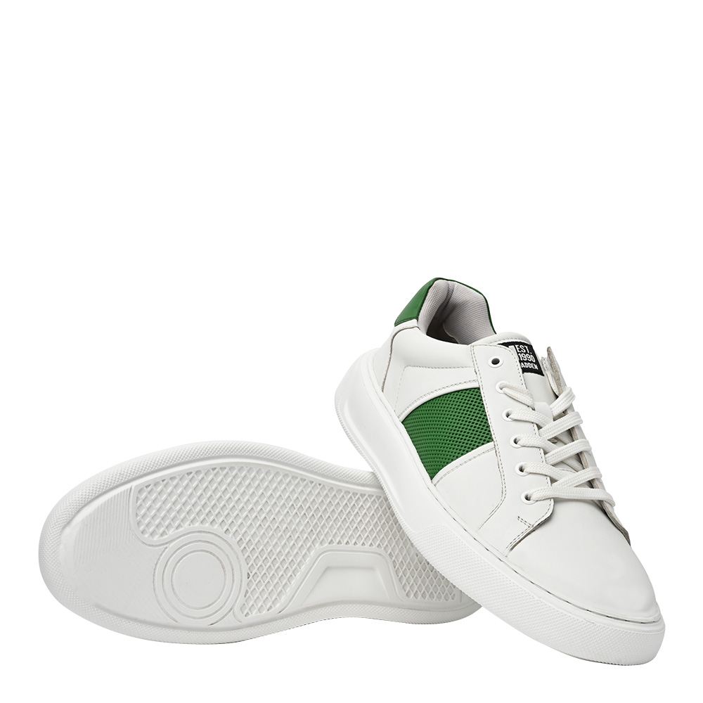 SM-1632 WHITE/GREEN SNEAKER