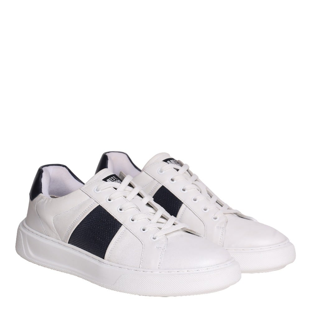 SM-1632 White/Navy Sneakers