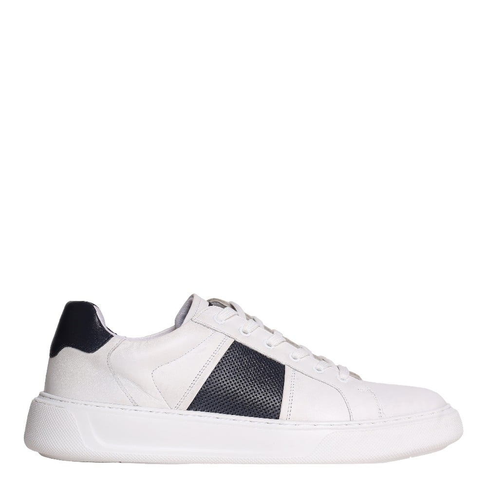 SM-1632 White/Navy Sneakers