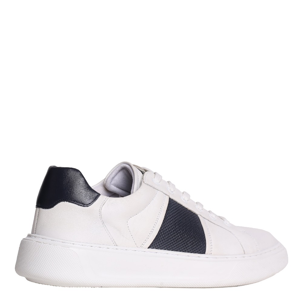 SM-1632 White/Navy Sneakers