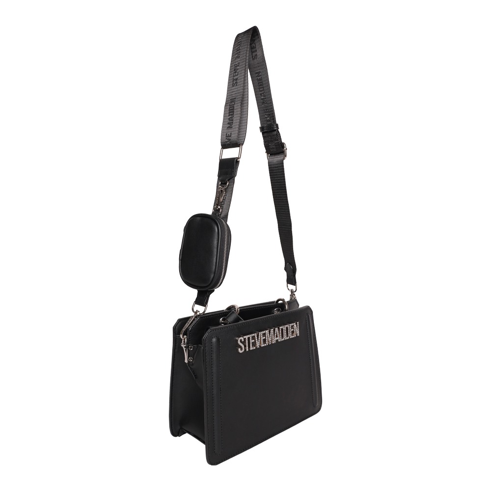 Bevelyn-G Black Satchel