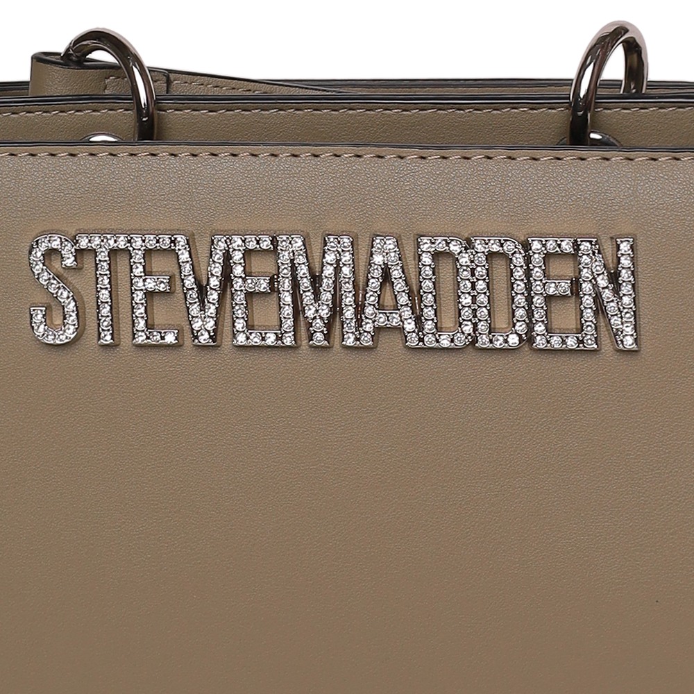 Bevelyn-G Olive Satchel