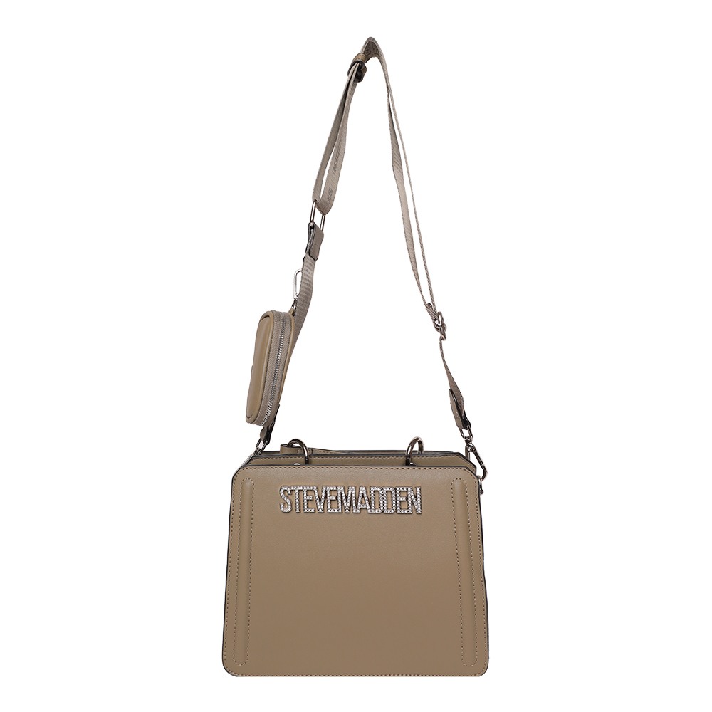 Bevelyn-G Olive Satchel