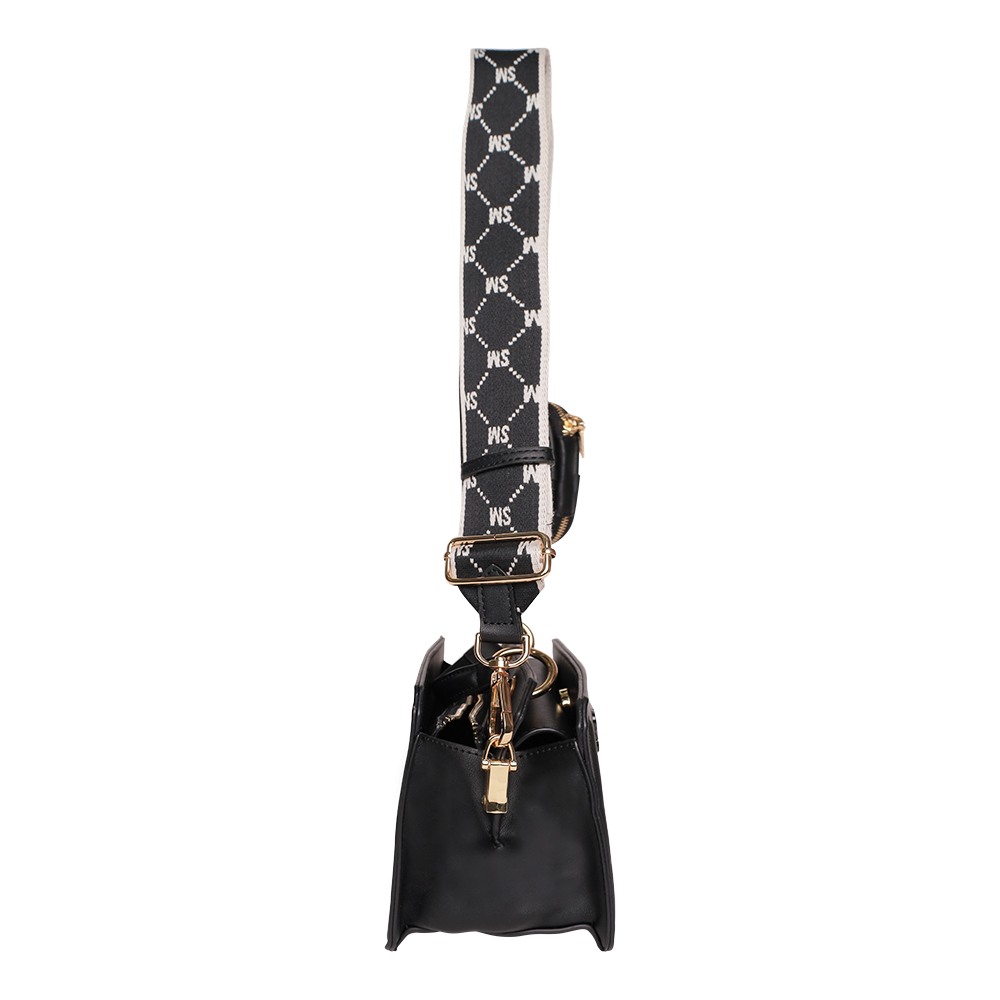 Beviee Black Satchel