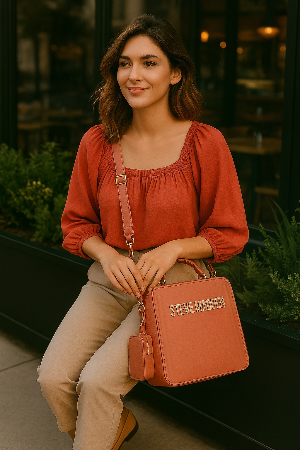 Bevelyn Large Nutshell Satchel