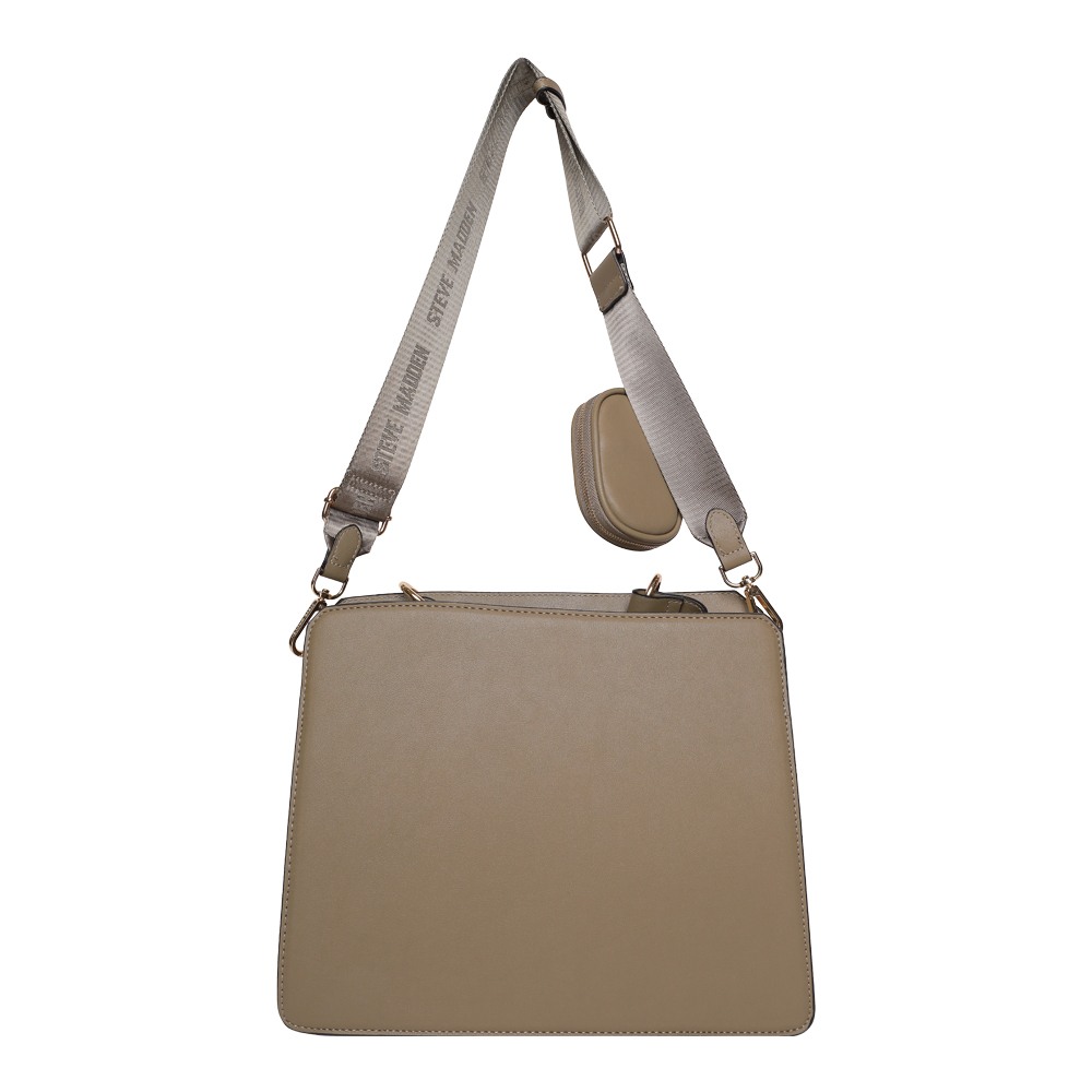 Bevelyn Large Olive Satchel