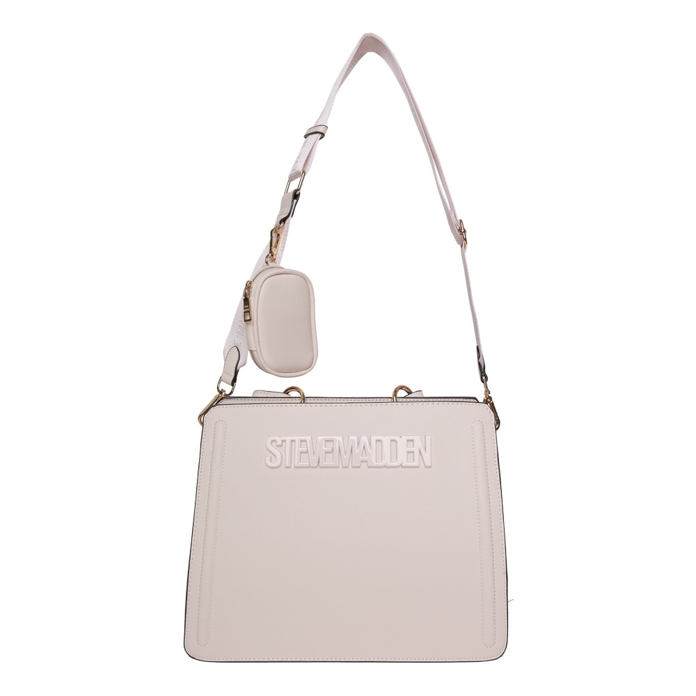 Bevelyn Large Vanilla Satchel