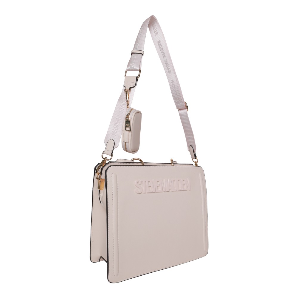 Bevelyn Large Vanilla Satchel