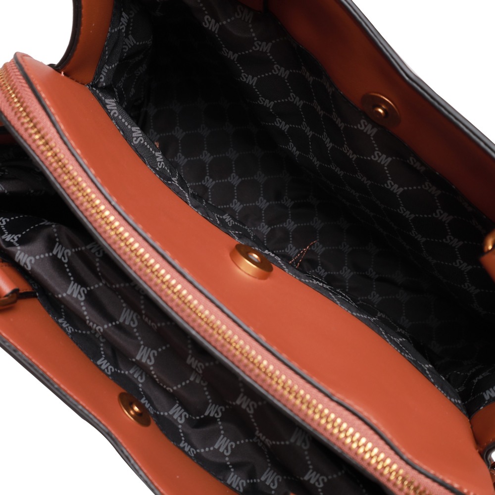 Bdylonn Cognac Satchel