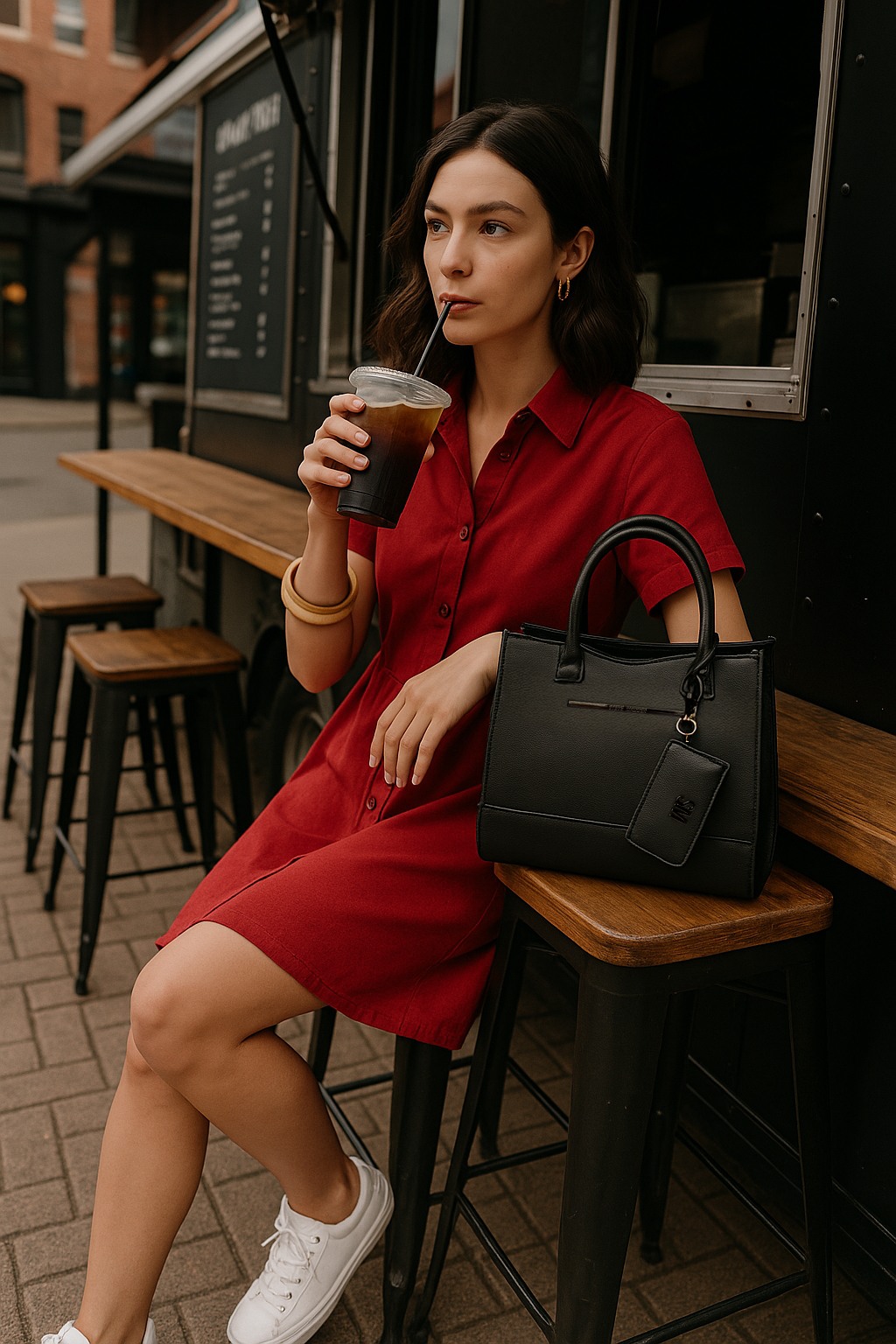 Bdylonn Black Satchel