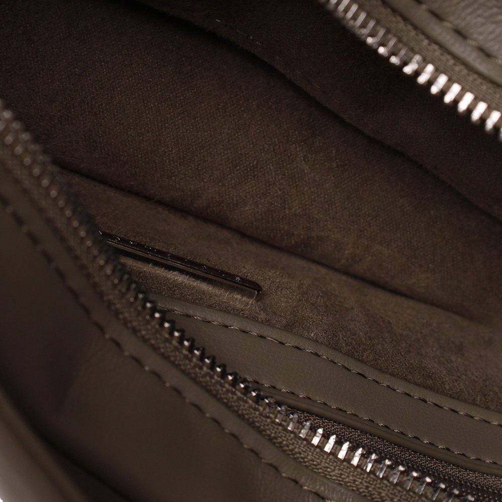 Bevie Quiled Light Olive Satchel
