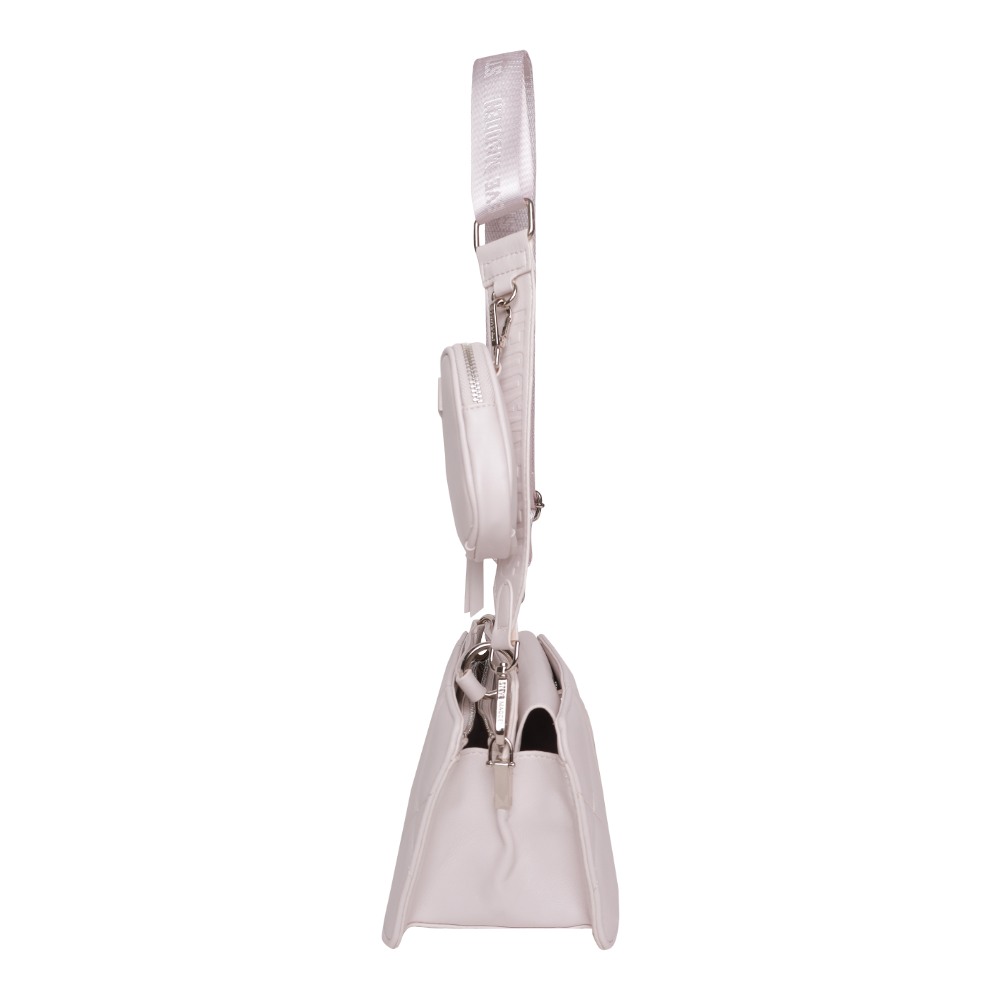 Bevie Quiled Chalk Satchel
