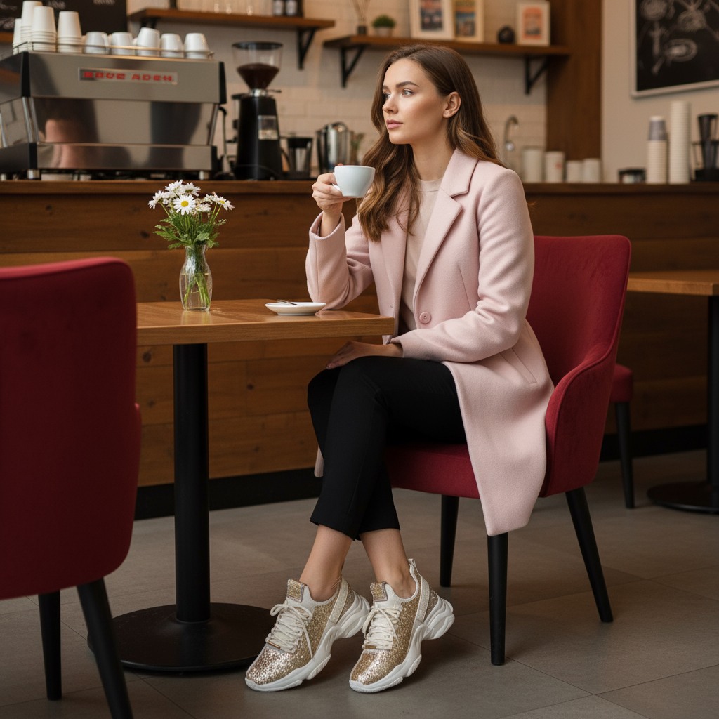 Maxilla-G Gold Sneakers