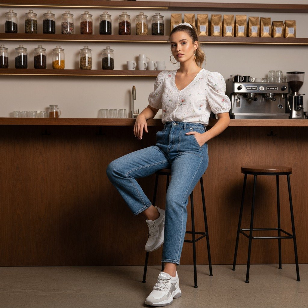 Mass-Transit White Sneakers