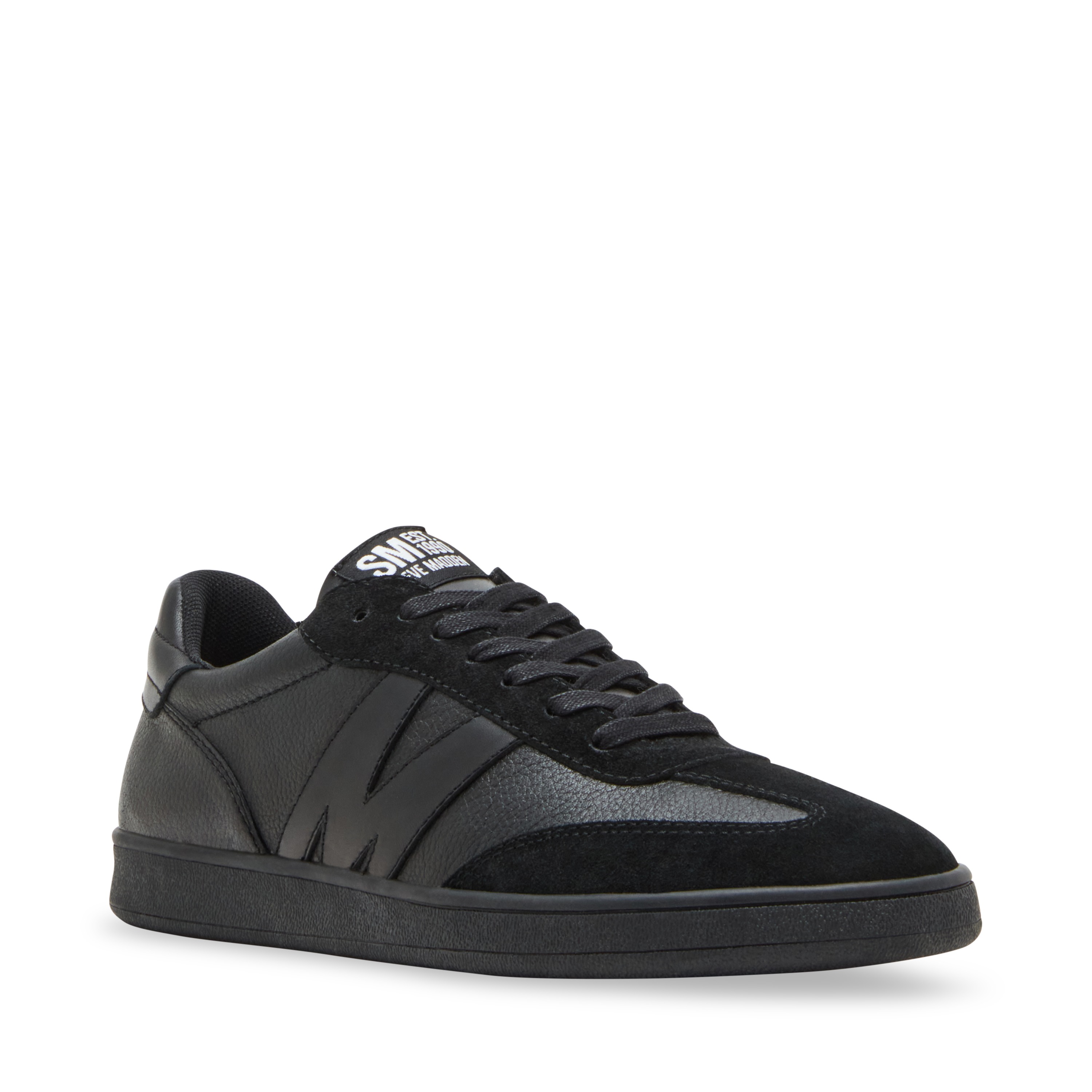 Caelum Black Leather Sneakers