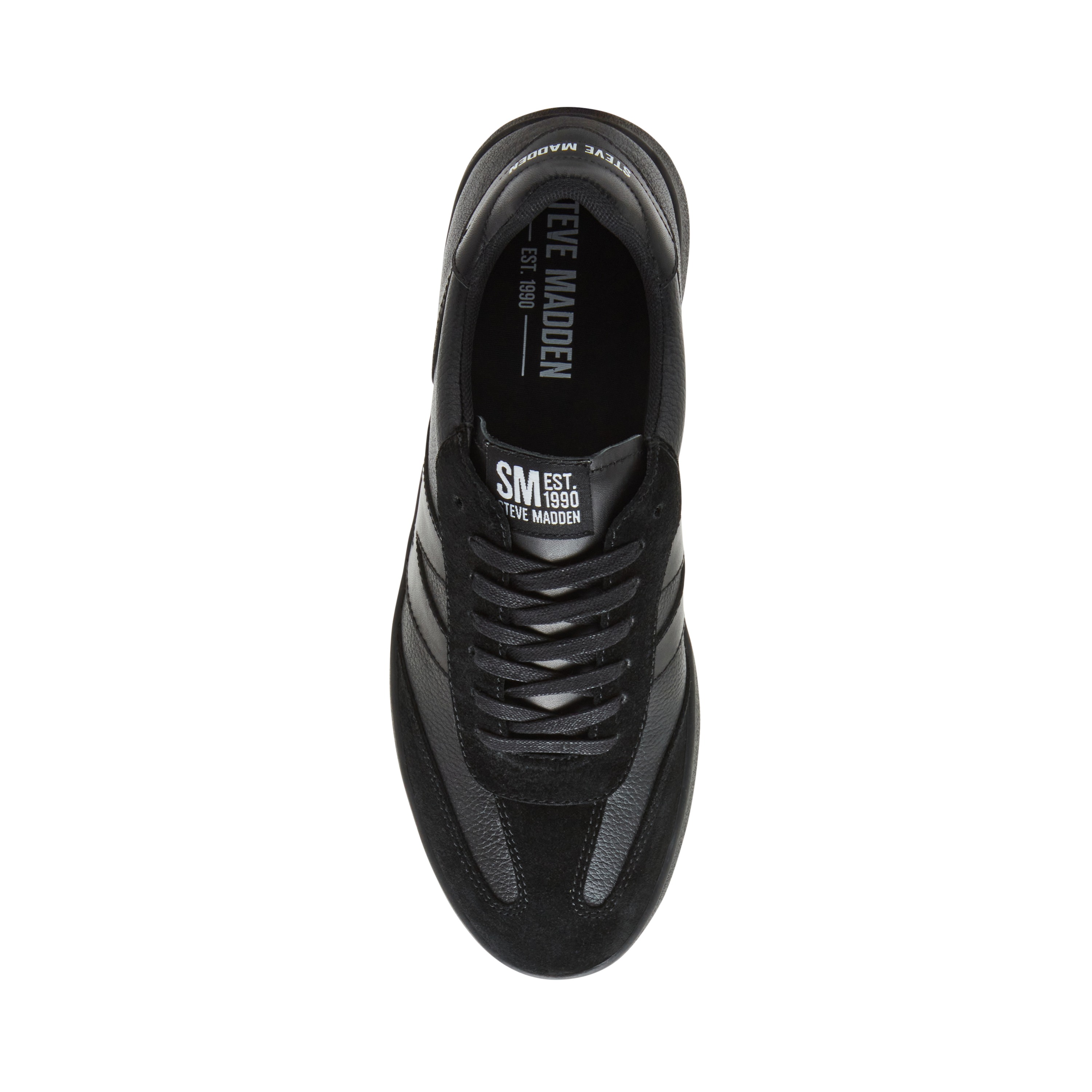 Caelum Black Leather Sneakers