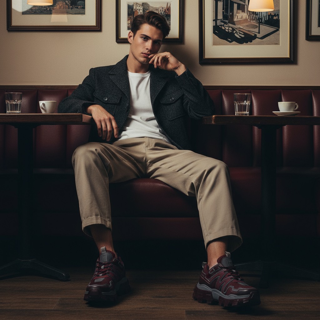 Prive Maroon Sneakers