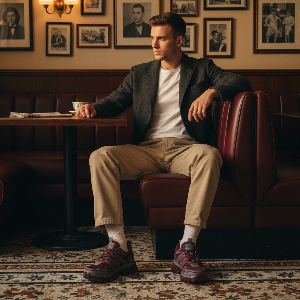 Prive Maroon Sneakers