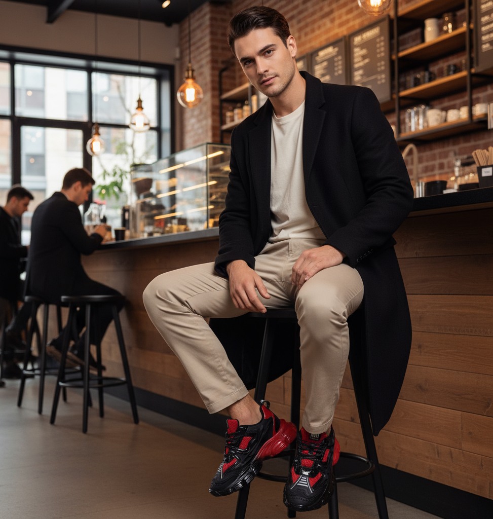 QUANTICO Red Sneakers