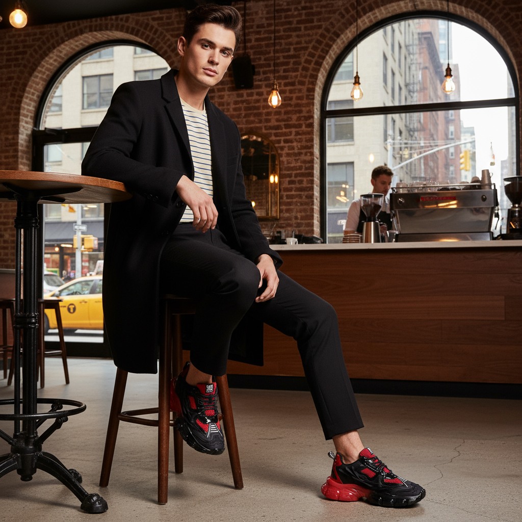 QUANTICO Red Sneakers