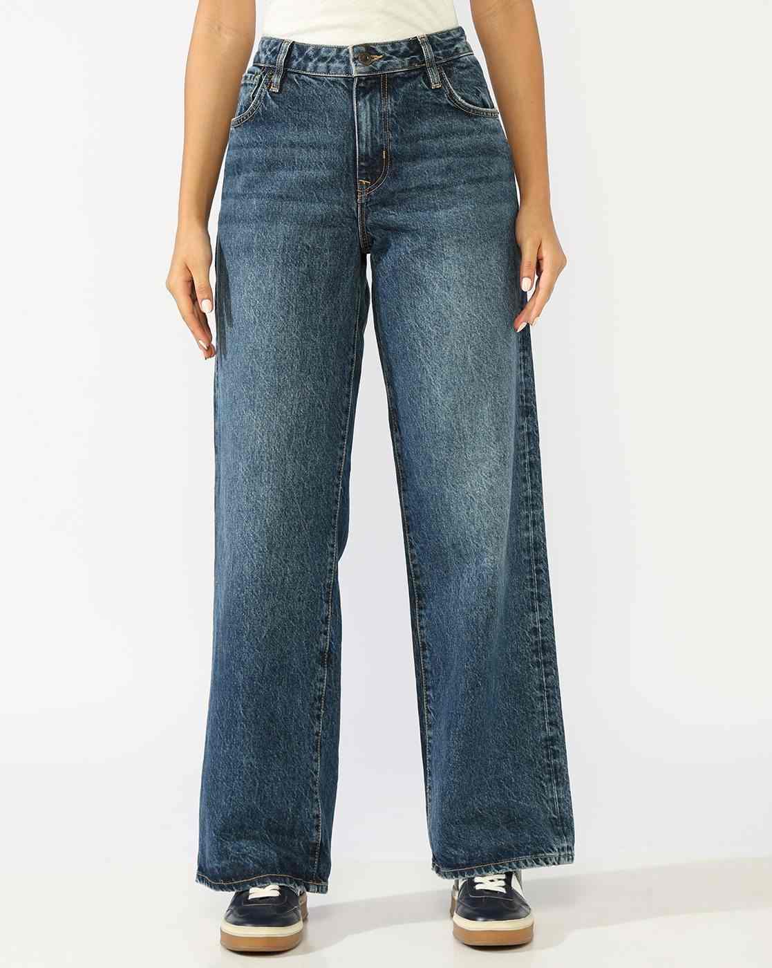 MID RISE WIDE LEG  JEAN