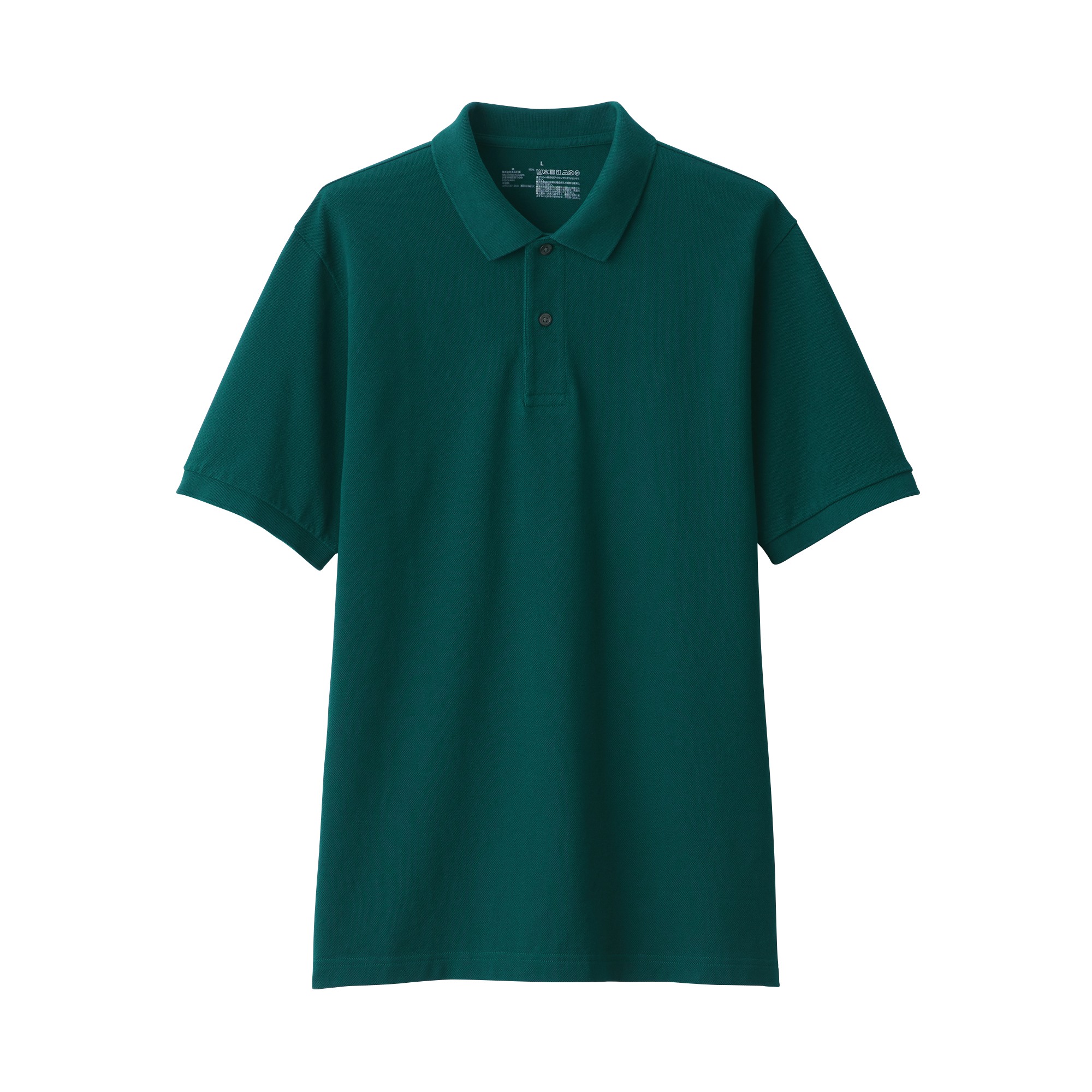 Men's Washed pique S/Slv polo shirt