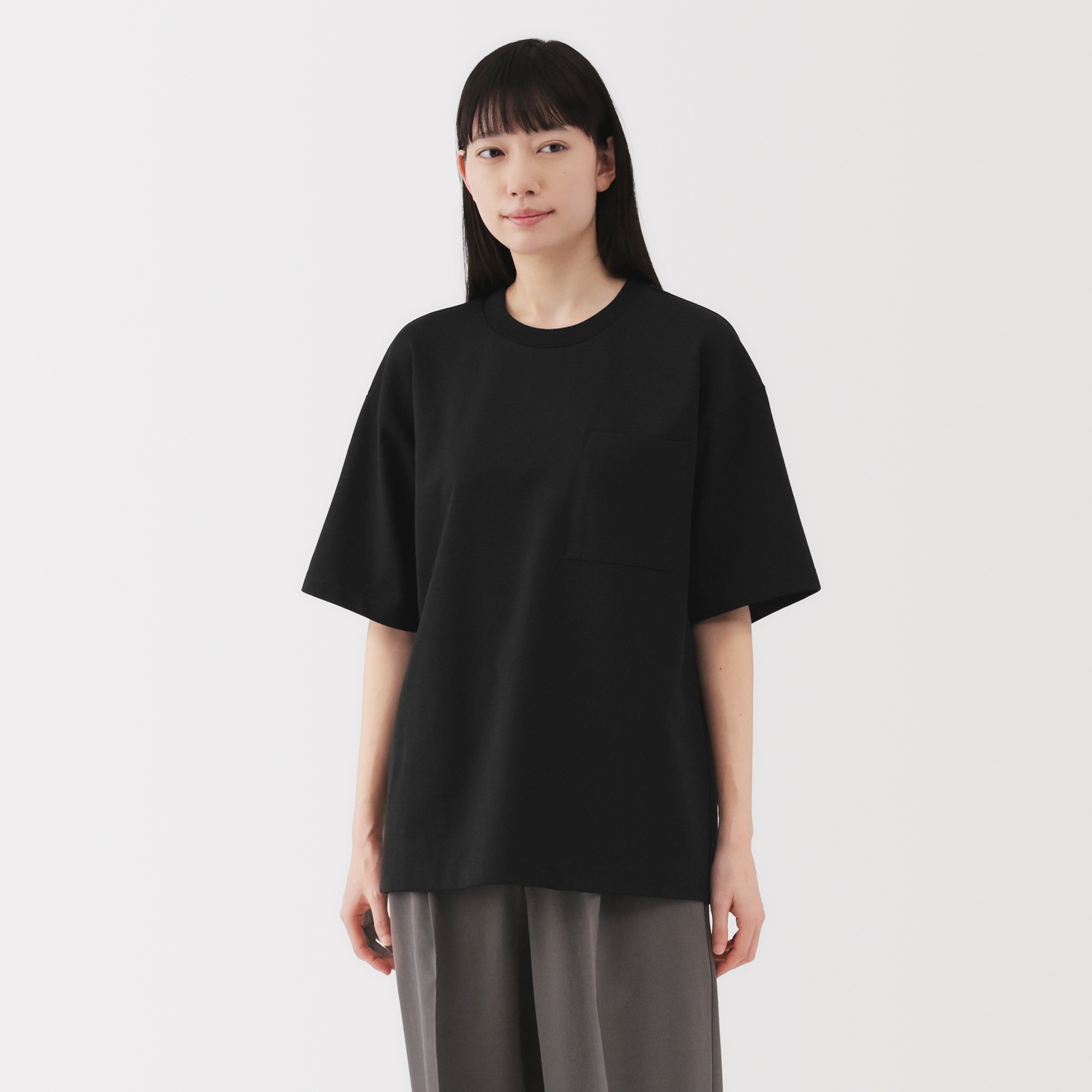 Men's Cool touch wide-fit S/Slv T-shirt