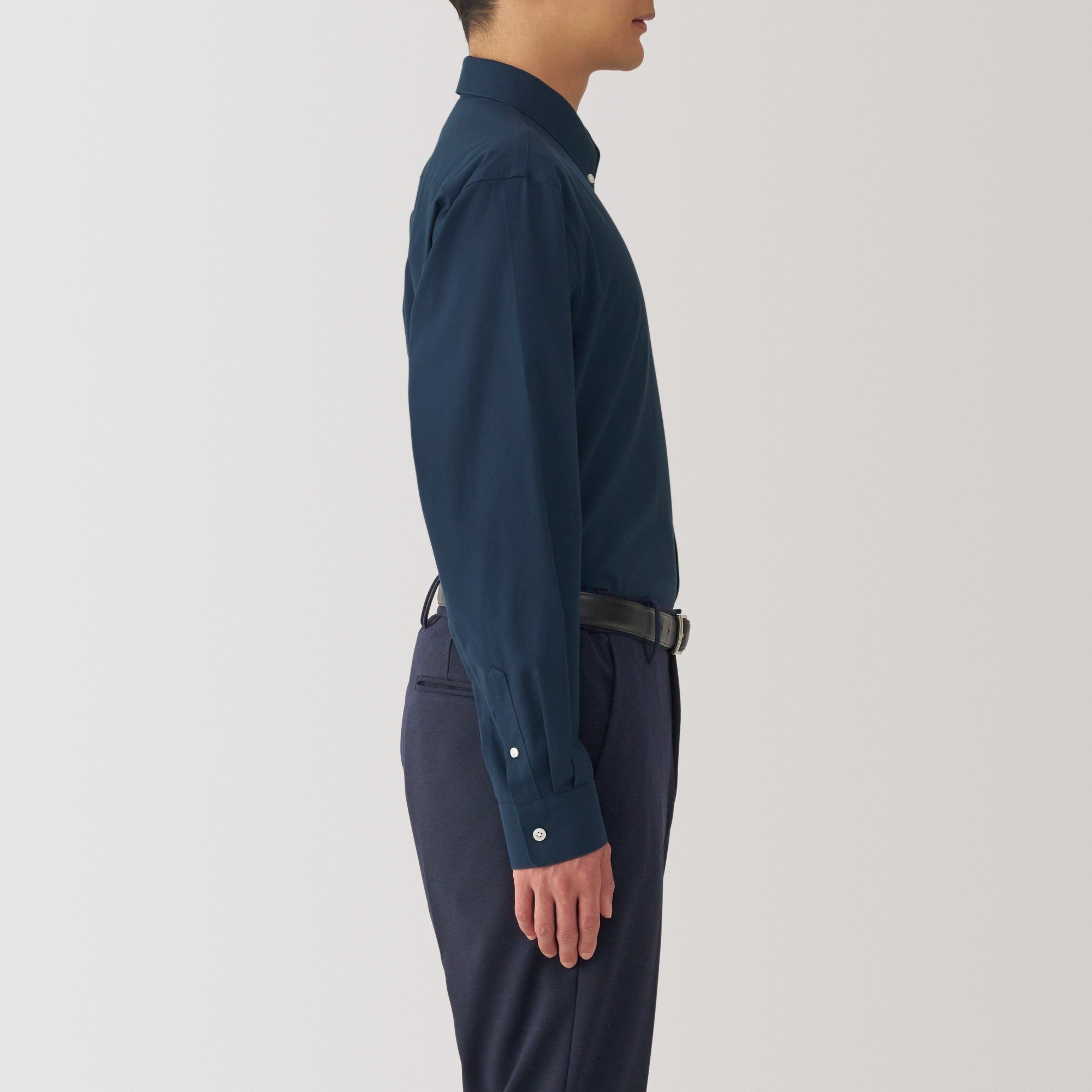 M's Non-Iron button down collar L/Slv shirt