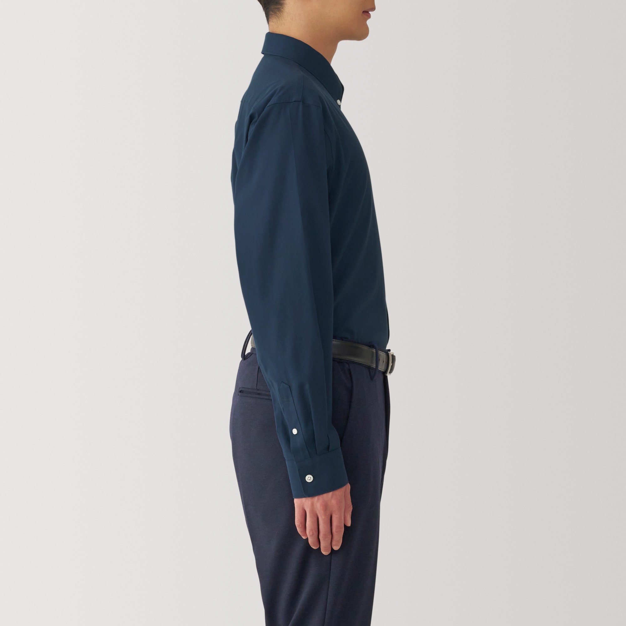 M's Non-Iron button down collar L/Slv shirt
