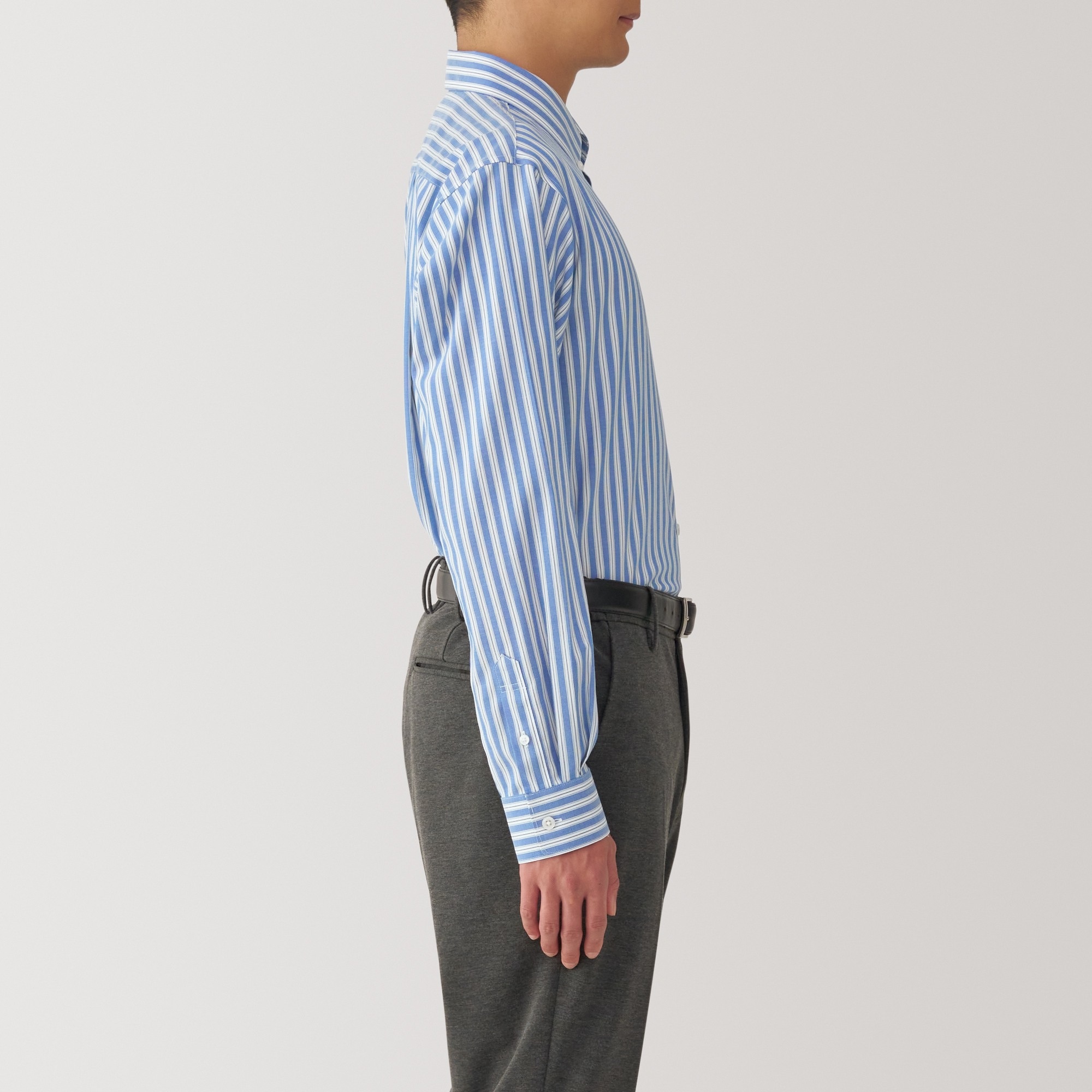 M's Non-Iron button down collar L/Slv shirt