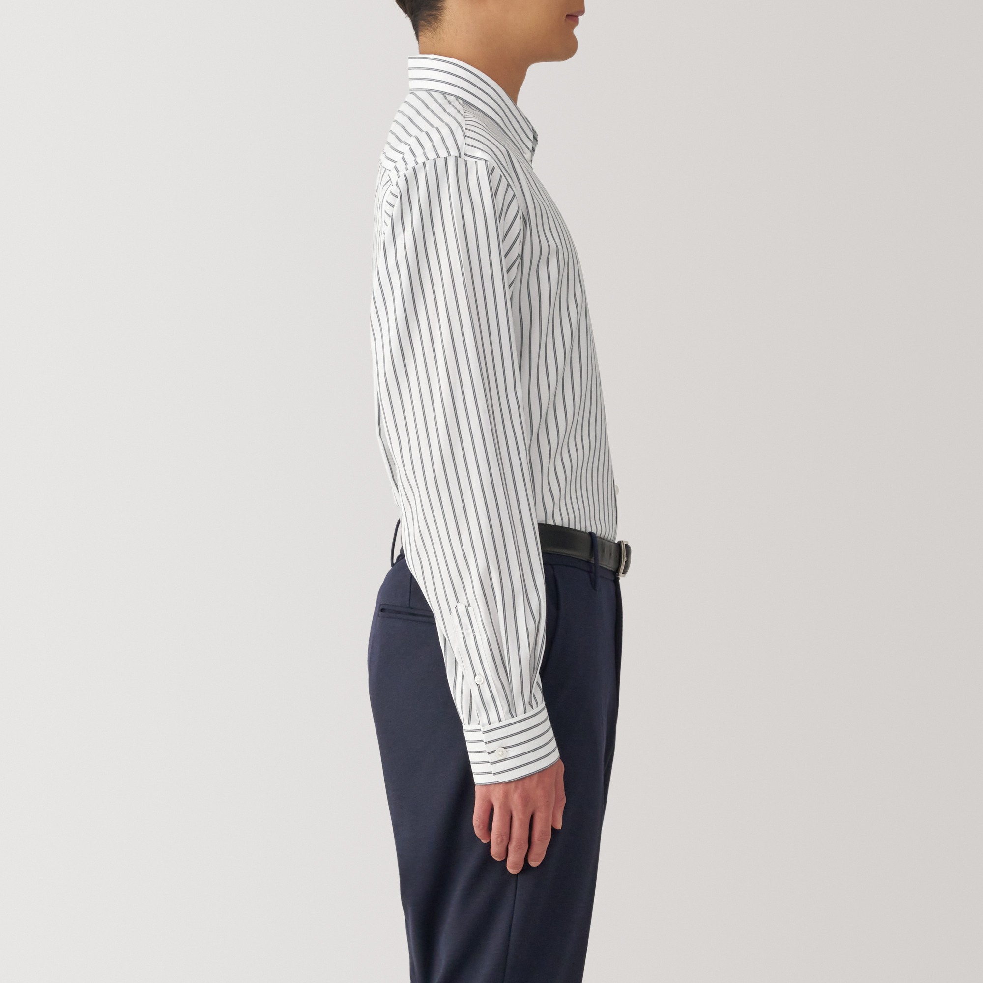 M's Non-Iron button down collar L/Slv shirt