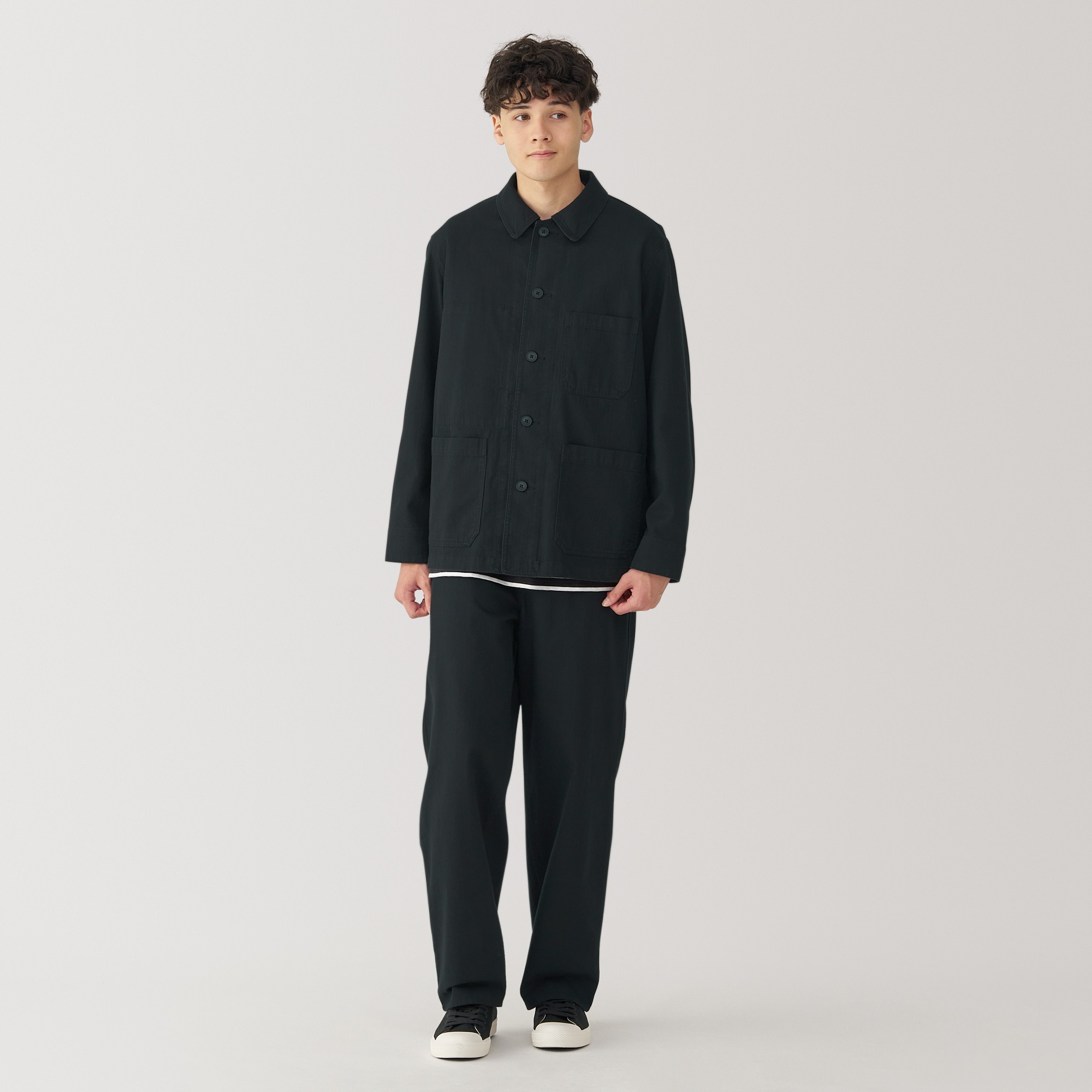 M's Kapok blend herringbone coverall