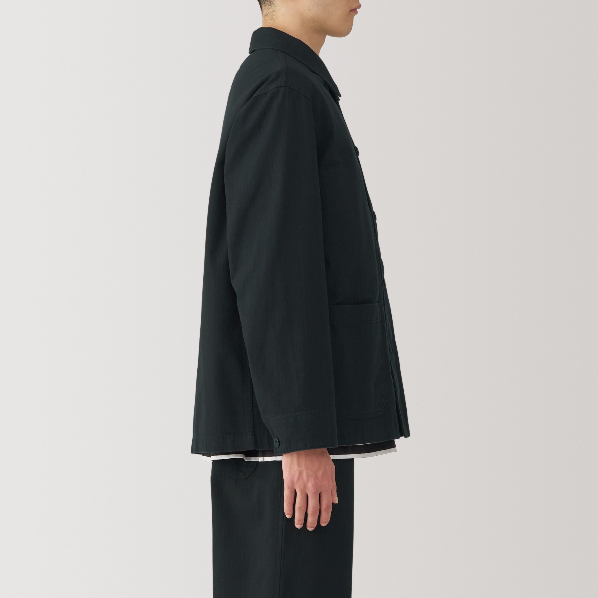 M's Kapok blend herringbone coverall