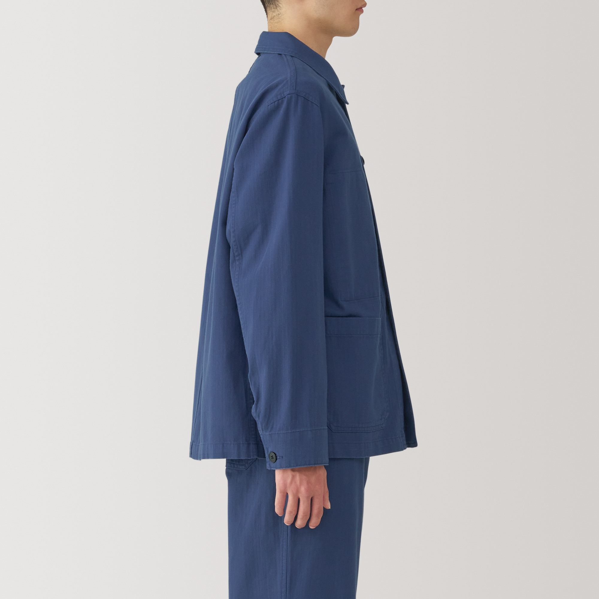 Kapok blend herringbone coverall