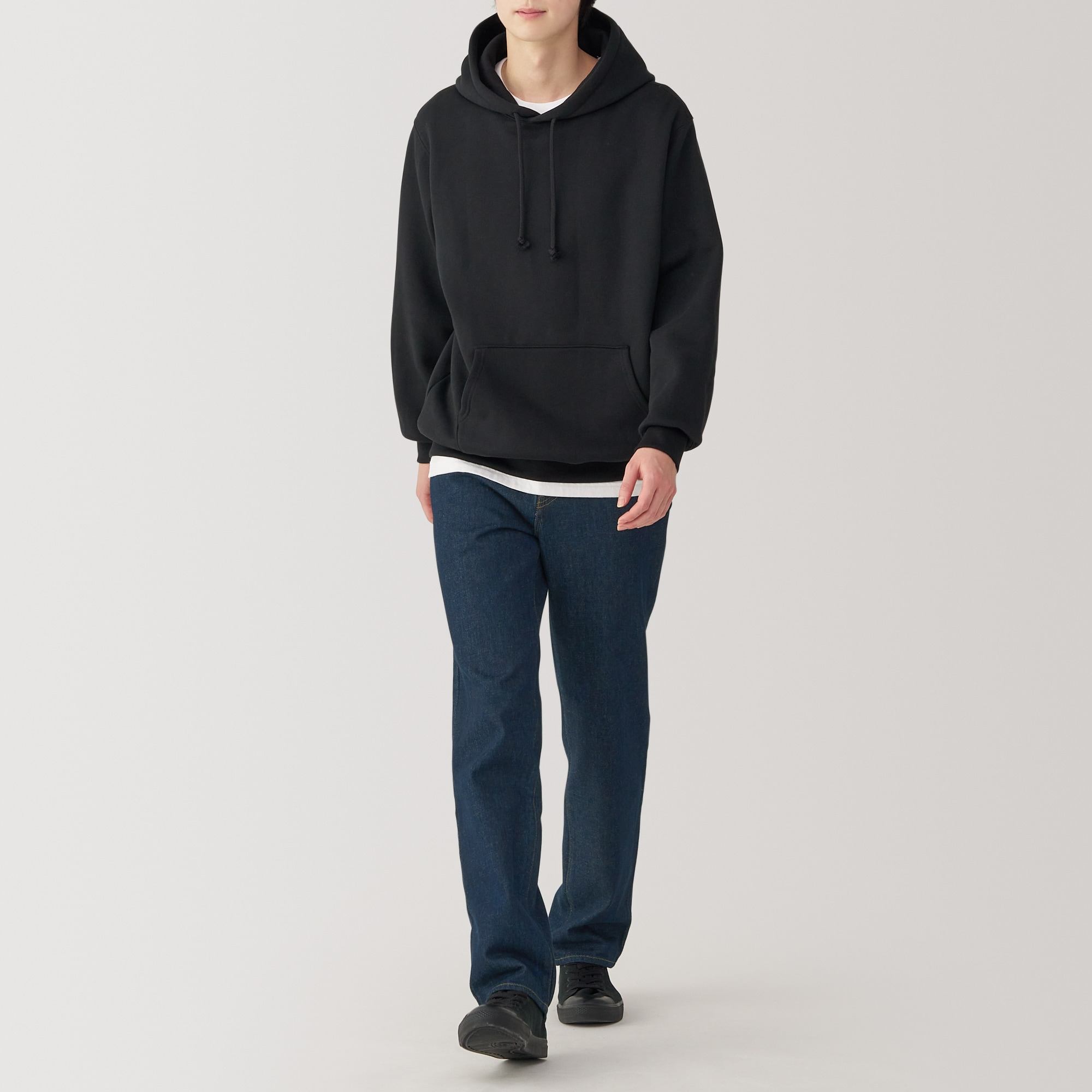 Kapok blend denim straight pants (Indigo)
