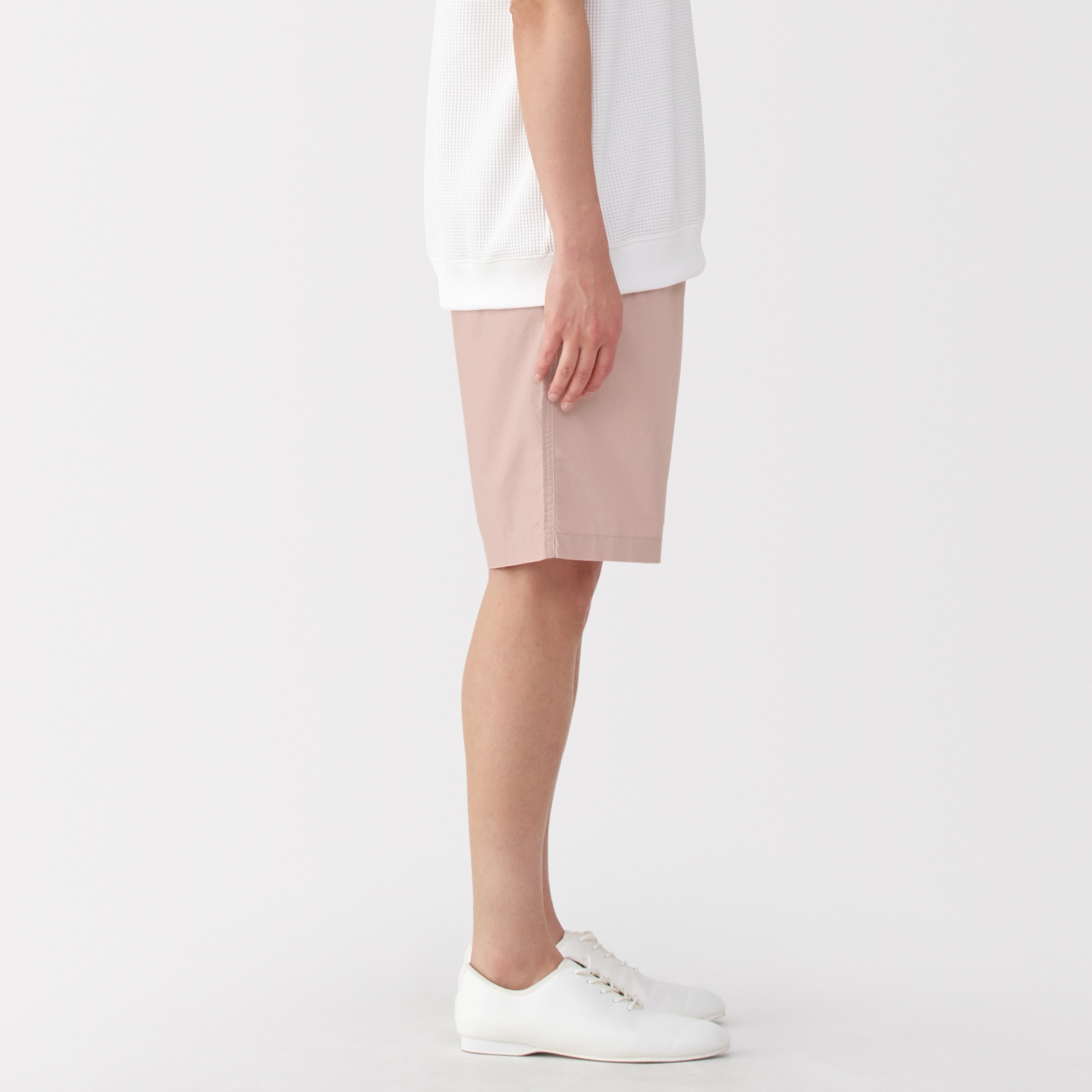 Washed broadcloth easy shorts