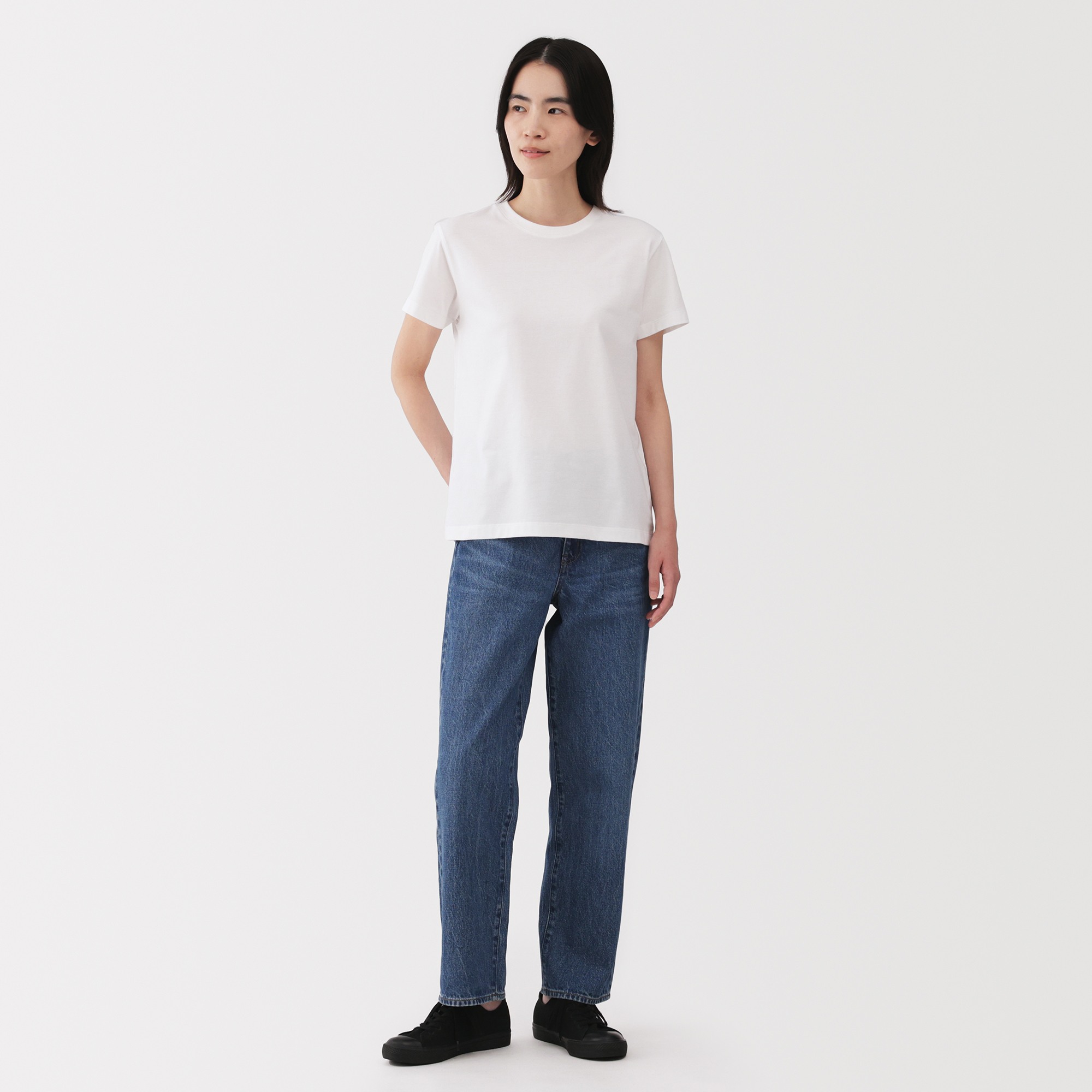 W's Jersey crew neck S/Slv T-shirt