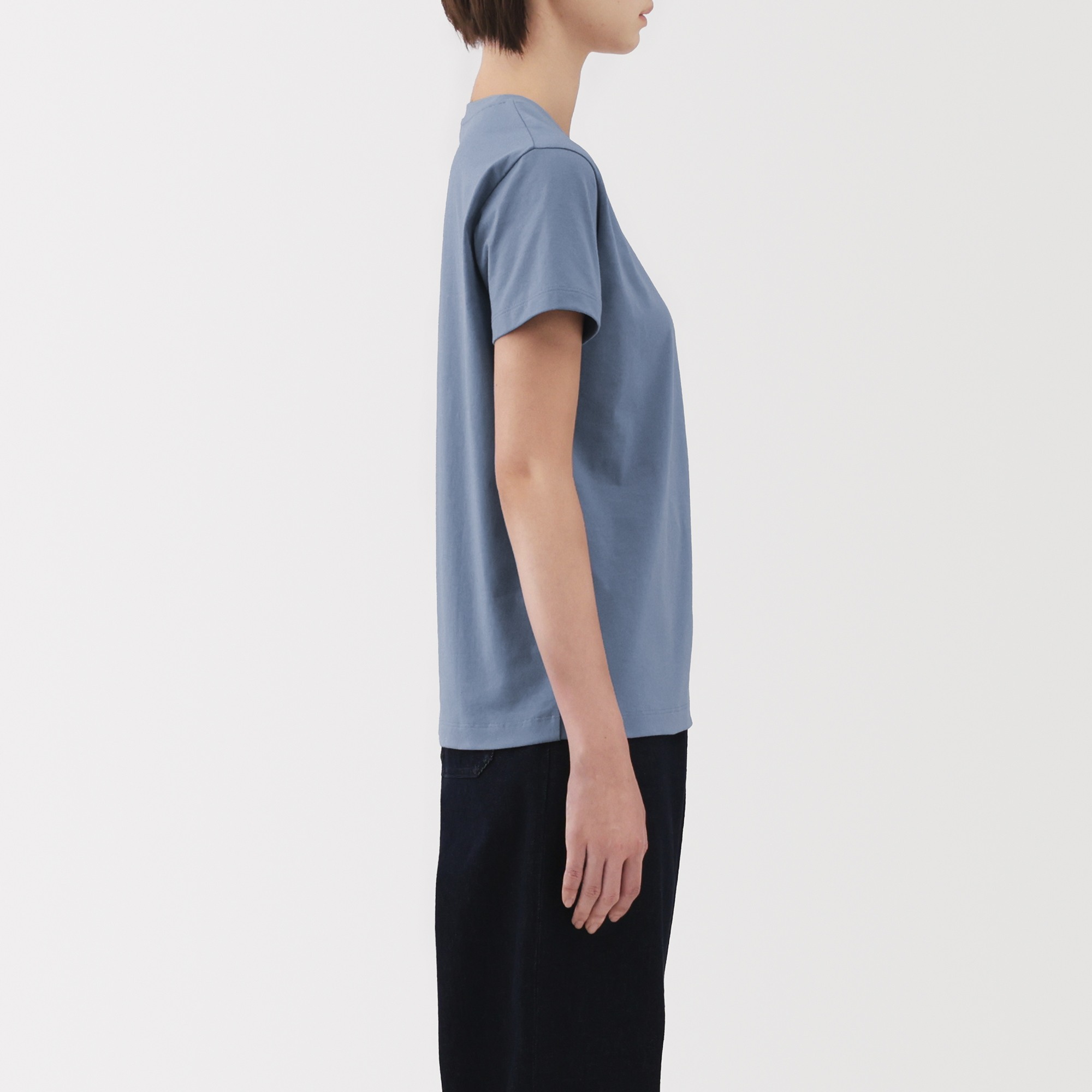 W'S JERSEY CREW NECK S/SLV T-S